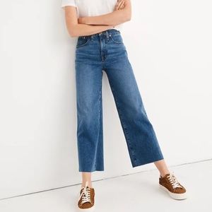 MADEWELL Wide-Leg Jeans in Crownridge Wash Size 26